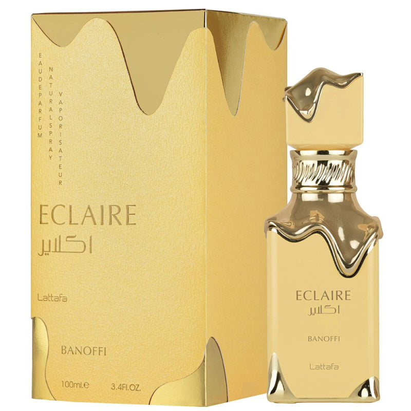 Lattafa Eclaire Banoffi – Gourmand, Sweet, Fruity, Musky – Eau de Parfum Spray Long-Lasting Fragranc