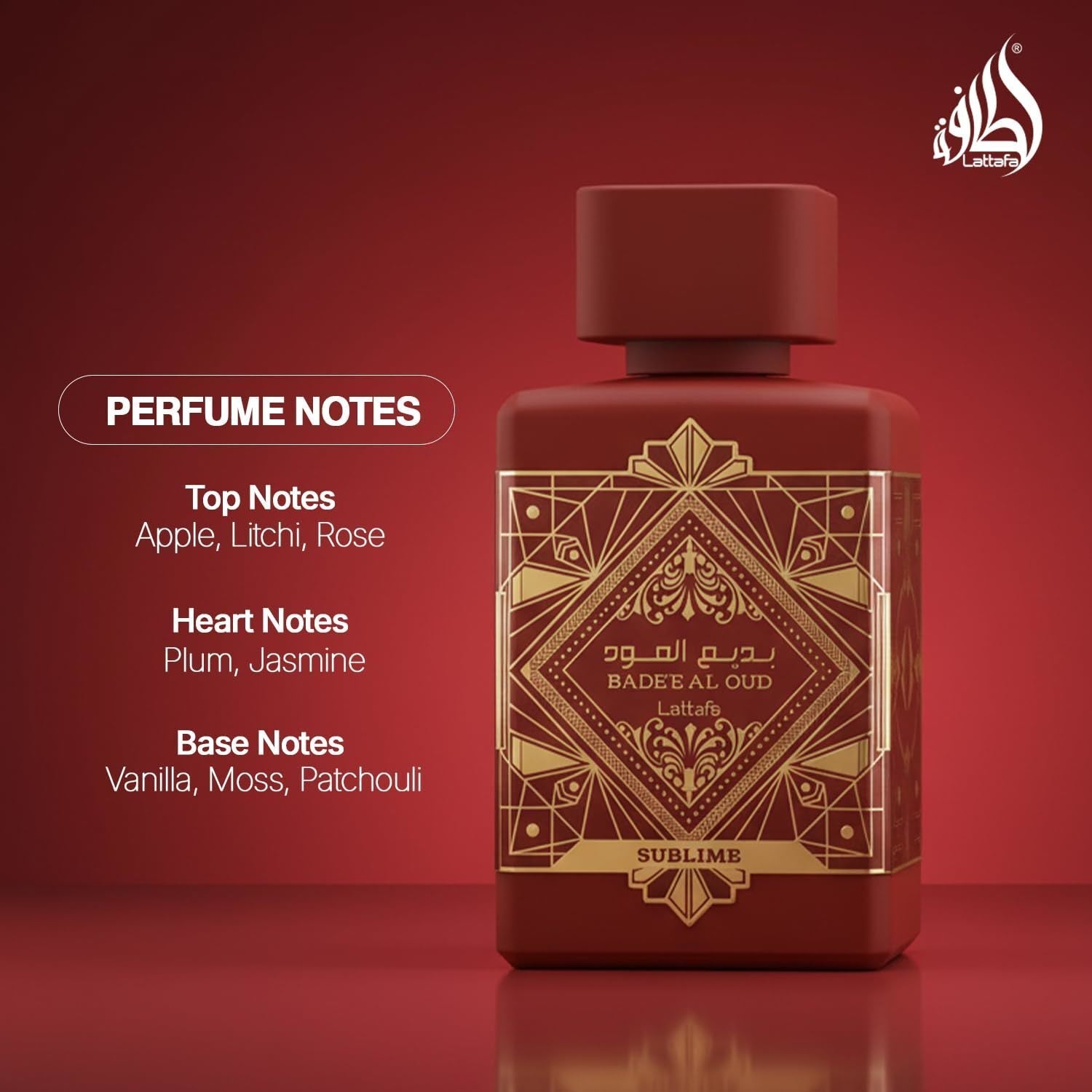 Lattafa Bade'e Al Oud Sublime - Tropical, Fruity, Fresh, Vanilla - Eau de Parfum Long-Lasting Fragra